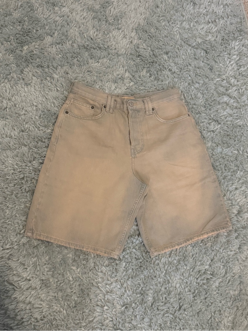 Free People NWOT Montana Shorts sand dune tan blue